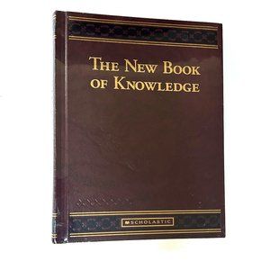 The New Book Of Knowledge Volume 2 B Scholastic Hardcover